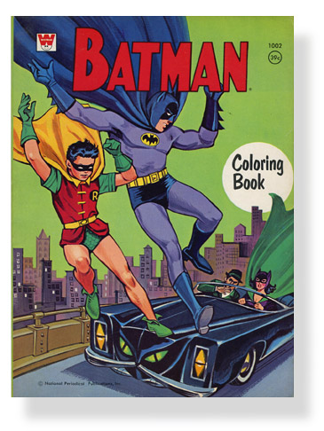 1960s WHITMANN BATMAN COLORING BOOK