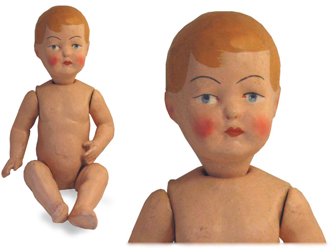 Vintage French Composition Doll