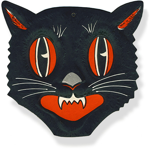 Vintage Halloween Cat