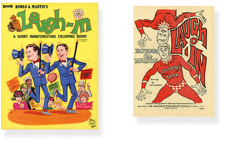 Vintage Laugh-In Coloring Book