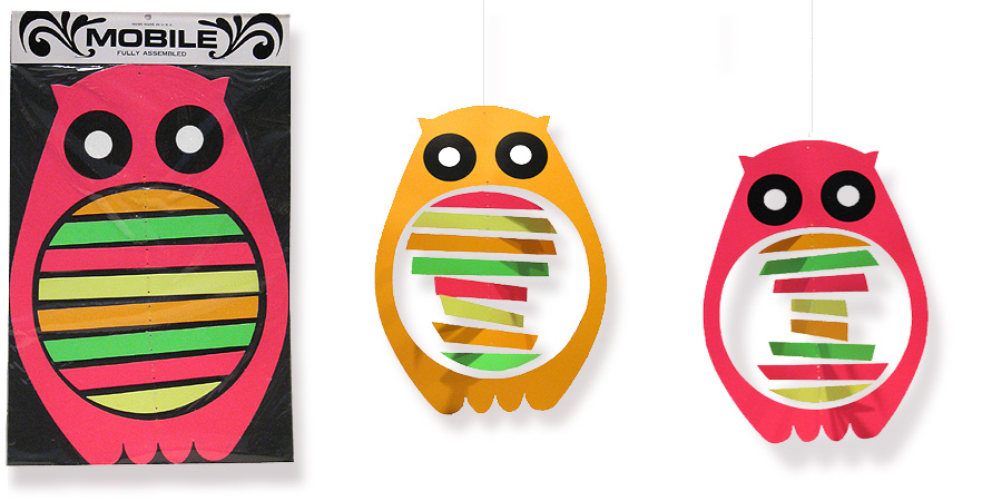 Vintage Owl Mobile