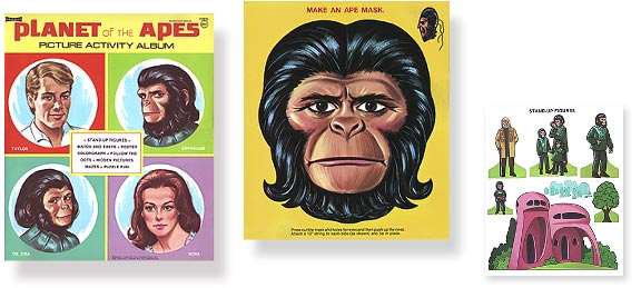 Vintage Planet Of The Apes Activity Book