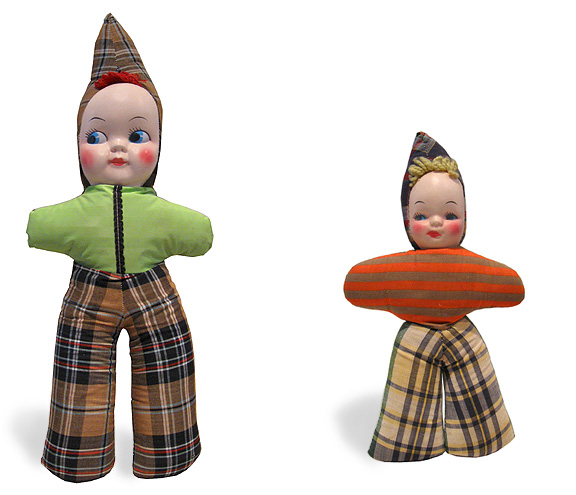 Vintage '50s Cloth Dolls