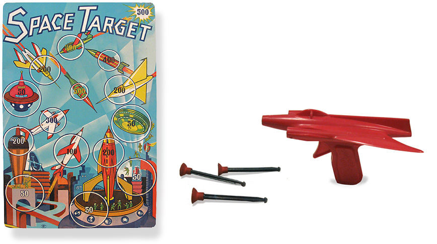 Vintage Space Target Toy